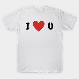 I ♥ u - I love you romantic T-Shirt